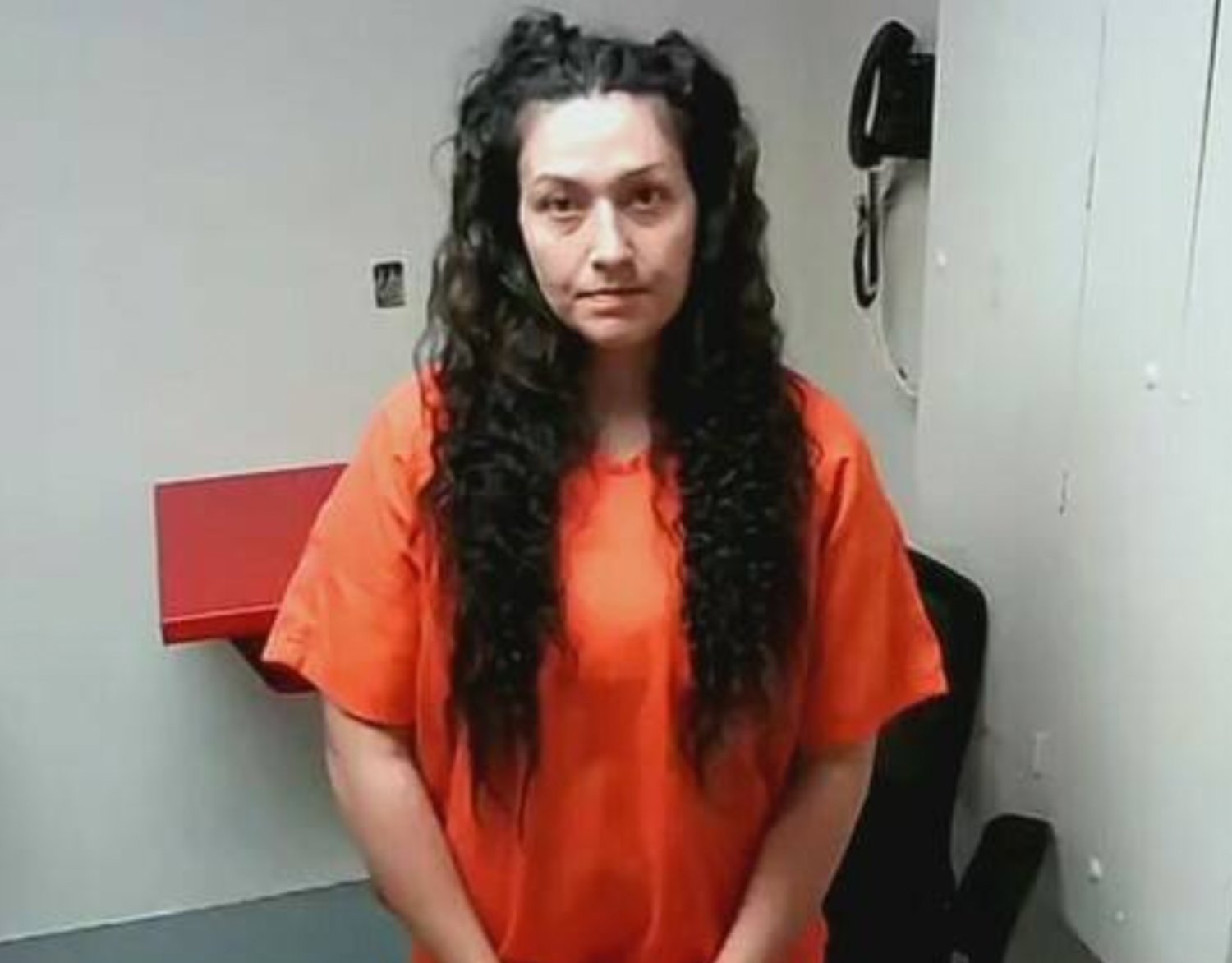 FILE PHOTO — Eight days removed from being arrested and charged with identity theft, Jordan Bowers, clad in orange, appeared before the Grays Harbor Superior Court for her arraignment hearing shortly after 8 a.m. on Monday, Jan. 23, in Montesano.